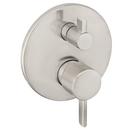 Hansgrohe Brushed Nickel Two Handle Bathtub & Shower Faucet (Trim Only) 