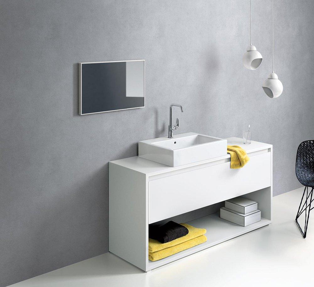 Hansgrohe Polished Chrome Tall Lavatory Faucet with Single Lever Handle 