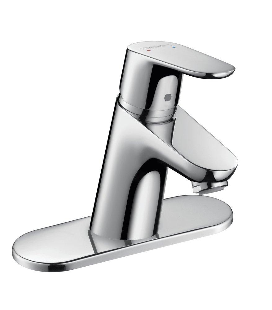 Hansgrohe Polished Chrome Single Handle Monoblock Bathroom Sink Faucet 