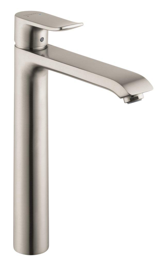 Hansgrohe Brushed Nickel Single Handle Vessel Filler Bathroom Sink Faucet 
