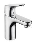 Single Handle Monoblock Bathroom Sink Faucet in Polished Chrome