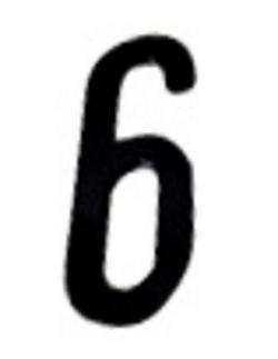 4 in. #6 Address Kit