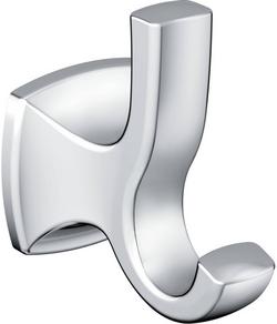 2 Robe Hook in Polished Chrome