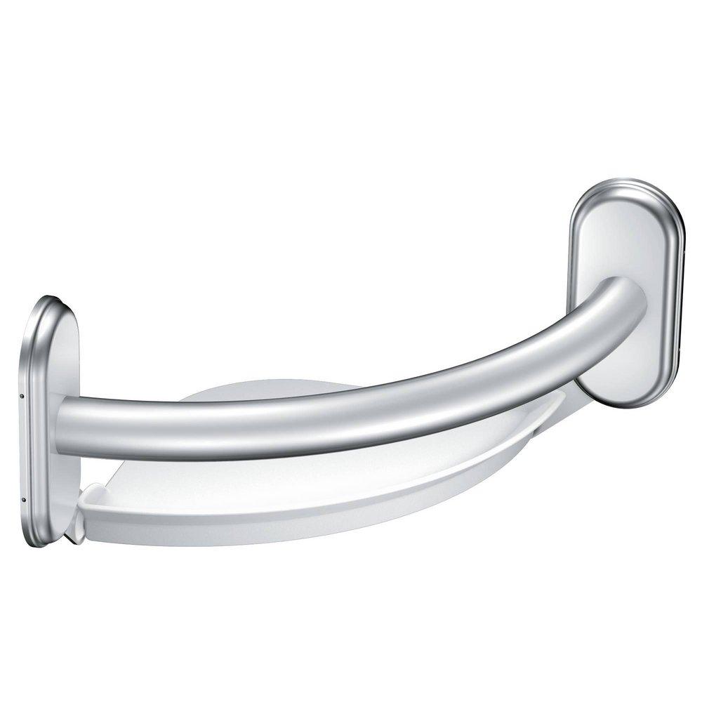 Moen Polished Chrome 9 in. Grab Bar 