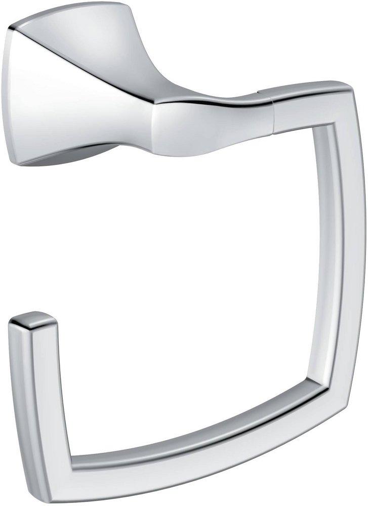 Moen Polished Chrome Rectangular Open Towel Ring 