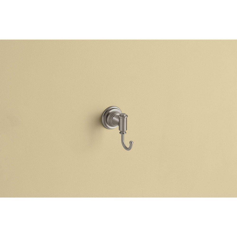 Creative Specialties International Brushed Nickel Single Robe Hook 