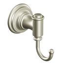 Single Robe Hook in Brushed Nickel