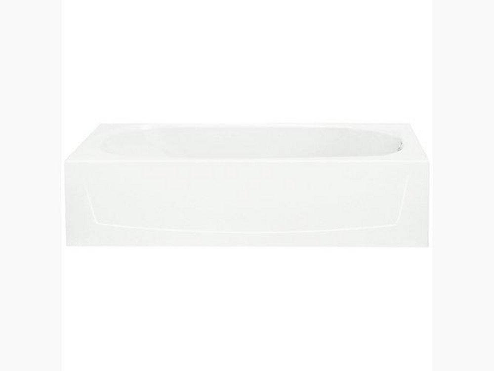 Sterling White 60 x 29 in. Soaker Alcove Bathtub in White 