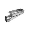 4 in. Center Galvanized Steel End Boot 