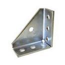 4 in. Electroplated Zinc Stainless Steel Corner Bracket