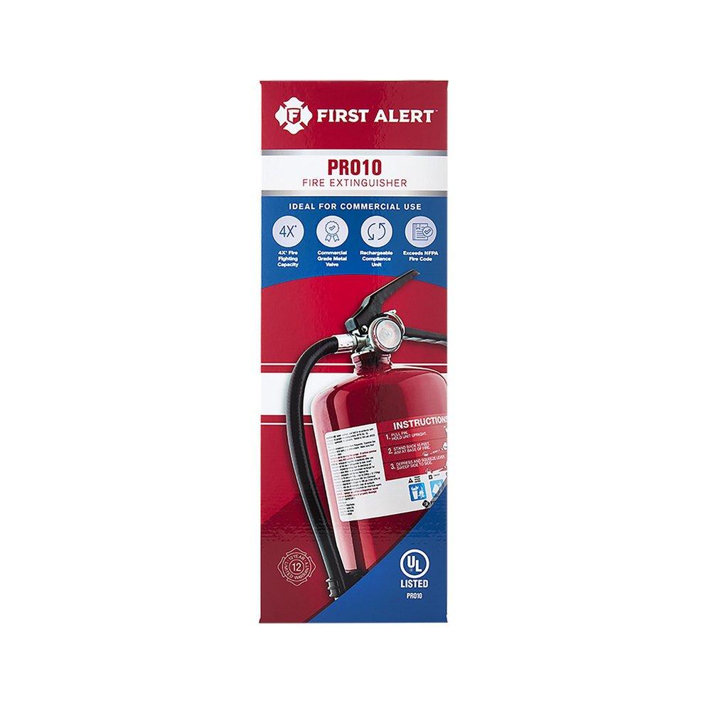 First Alert Red Multi Purpose Rechargable Fire Extinguisher 