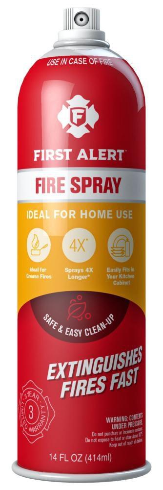 BRK Electronics Red Fire Extinguishing Spray 
