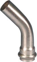 1 in. Plain End x Threaded 304L Stainless Steel 45 Degree Elbow