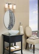 Visual Comfort & Co. Generation Lighting Polished Chrome 100W 3-Light Medium E-26 Base Incandescent Wall or Bath Sconce 