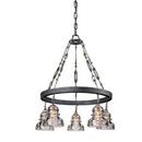 Troy-CSL Lighting Old Silver 27 3/4 in. 60 W 5-Light Candelabra Pendant 