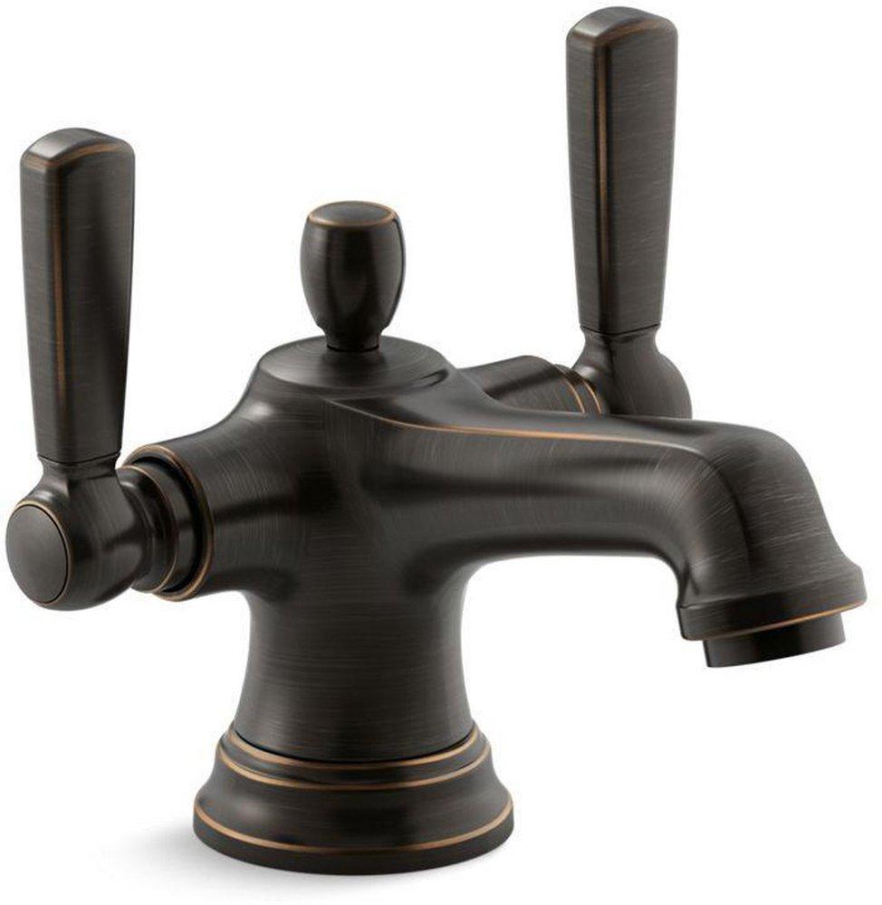 KOHLER Oil Rubbed Bronze Two Handle Bathroom Sink Faucet 