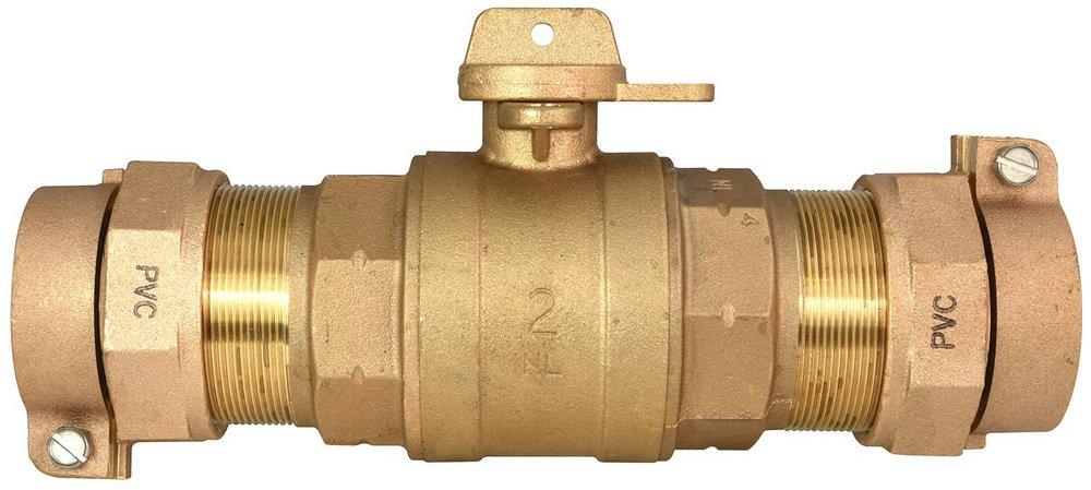 Ford Meter Box Pack Joint Brass Ball Curb Valve 