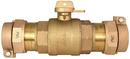 2 in. Pack Joint Brass Ball Curb Valve