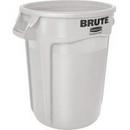 Rubbermaid White 33 x 32-87/100 x 26-37/100 in. 55 gal Resin Vented Container 