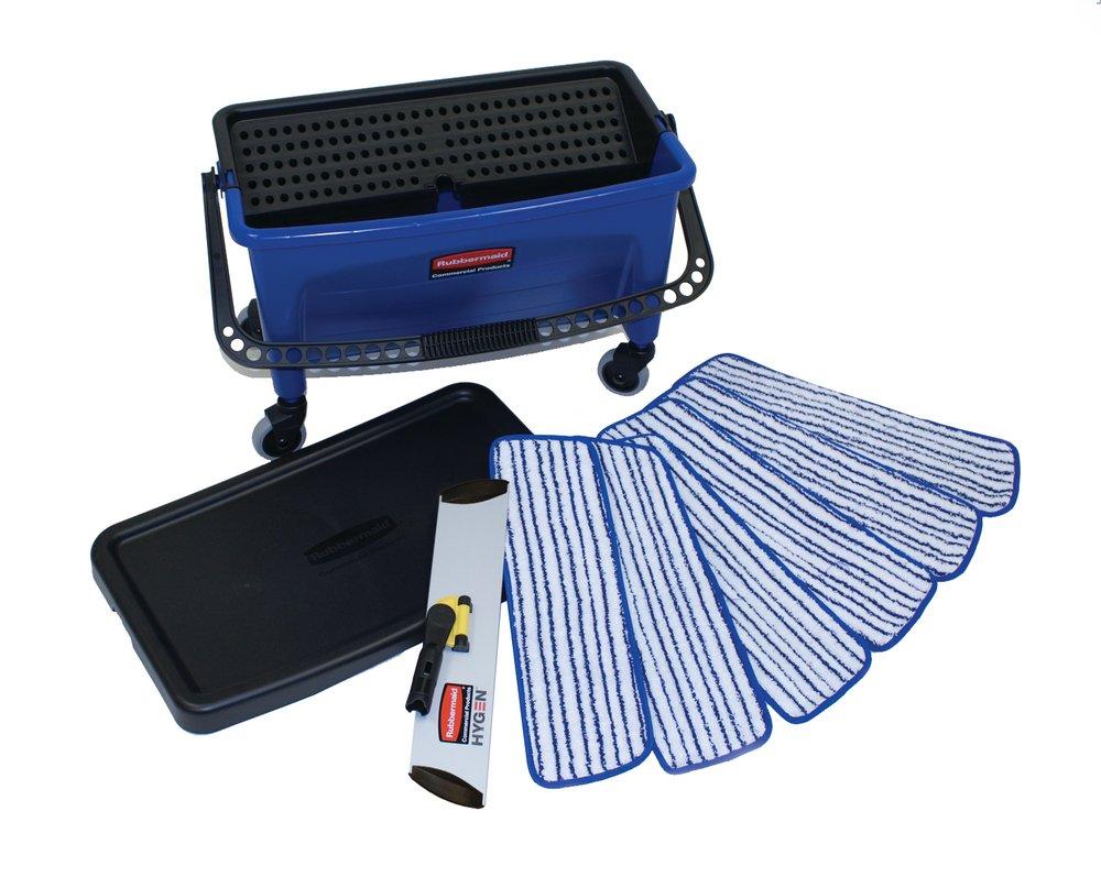 Rubbermaid White Microfiber Finishing Kit 