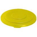 Rubbermaid Yellow 3 in. 55 gal Resin Lid 