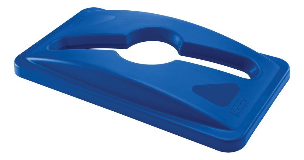 Rubbermaid Blue 5-2/5 in. Recycling Container Lid in Blue 