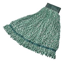 5 in. Microfiber Wet Mop in Green