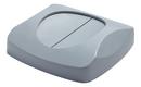 Rubbermaid Grey 4 x 16 x 16 in. 23 gal Resin Swing Top in Grey 