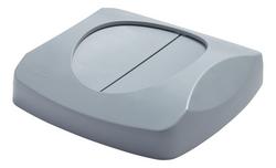 4 x 16 x 16 in. 23 gal Resin Swing Top in Grey for FG356988 Untouchable&reg;, 356907 and 35698 Square Containers