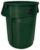 Rubbermaid Dark Green 31-1/2 x 24 x 24 in. 44 gal Resin Vented Trash Container 