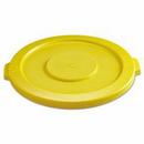 1-1/4 x 15-91/100 x 15-91/100 in. Resin Lid in Yellow for 10 gal Container