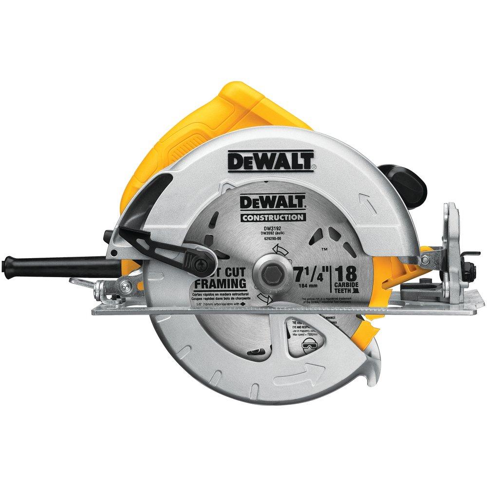 DEWALT Black/Silver/Yellow Lightweight Circular Saw 