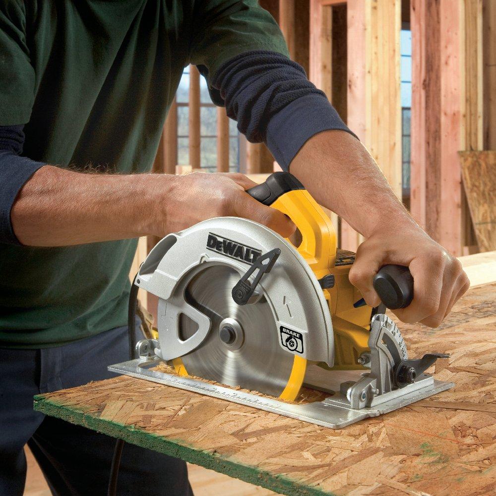 DEWALT Yellow Circular Saw with Brake 