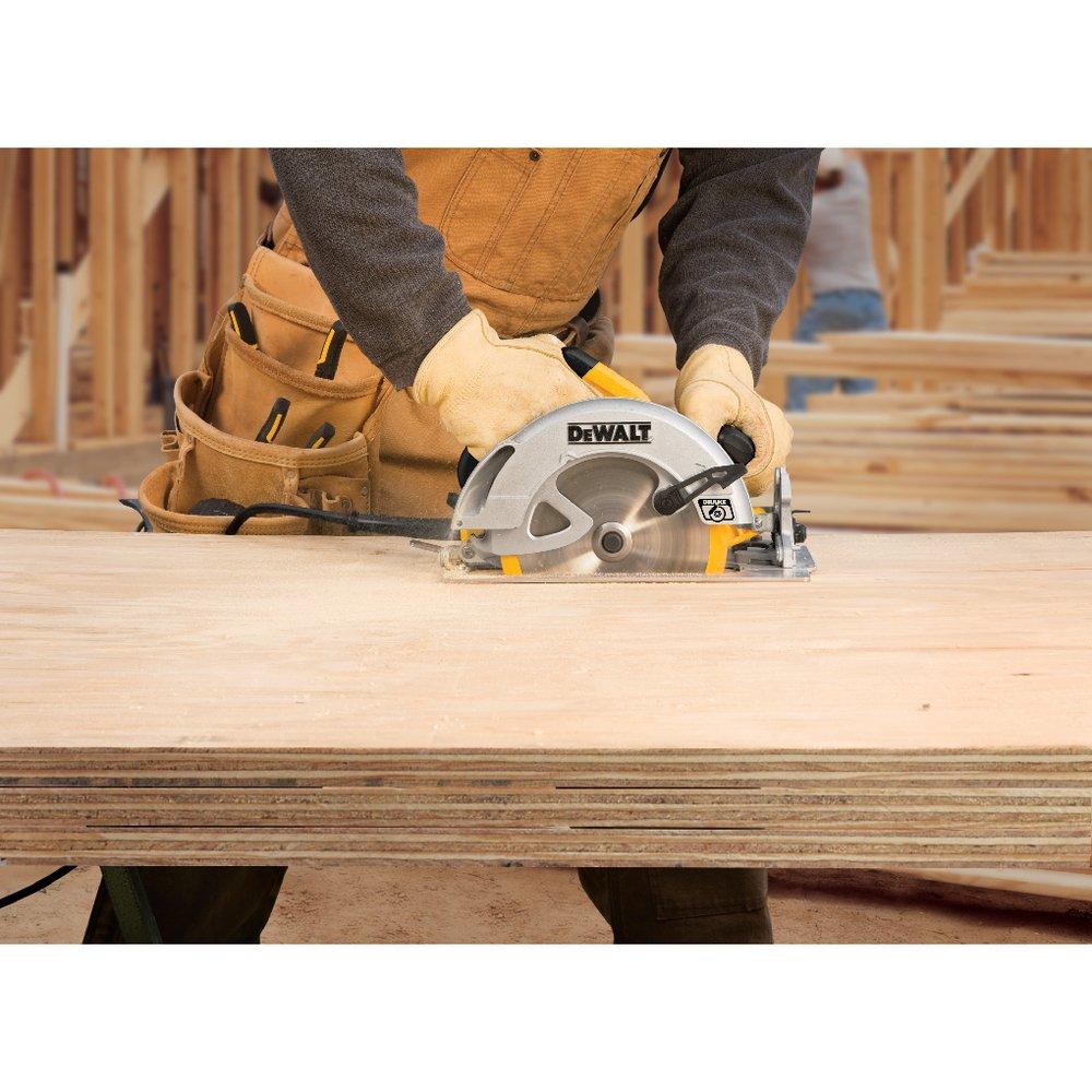 DEWALT Yellow Circular Saw with Brake 