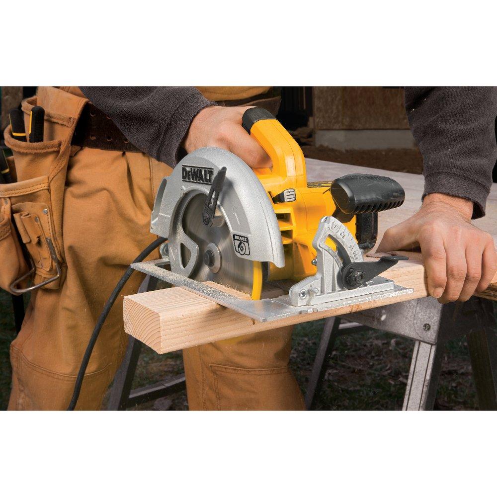 DEWALT Yellow Circular Saw with Brake 