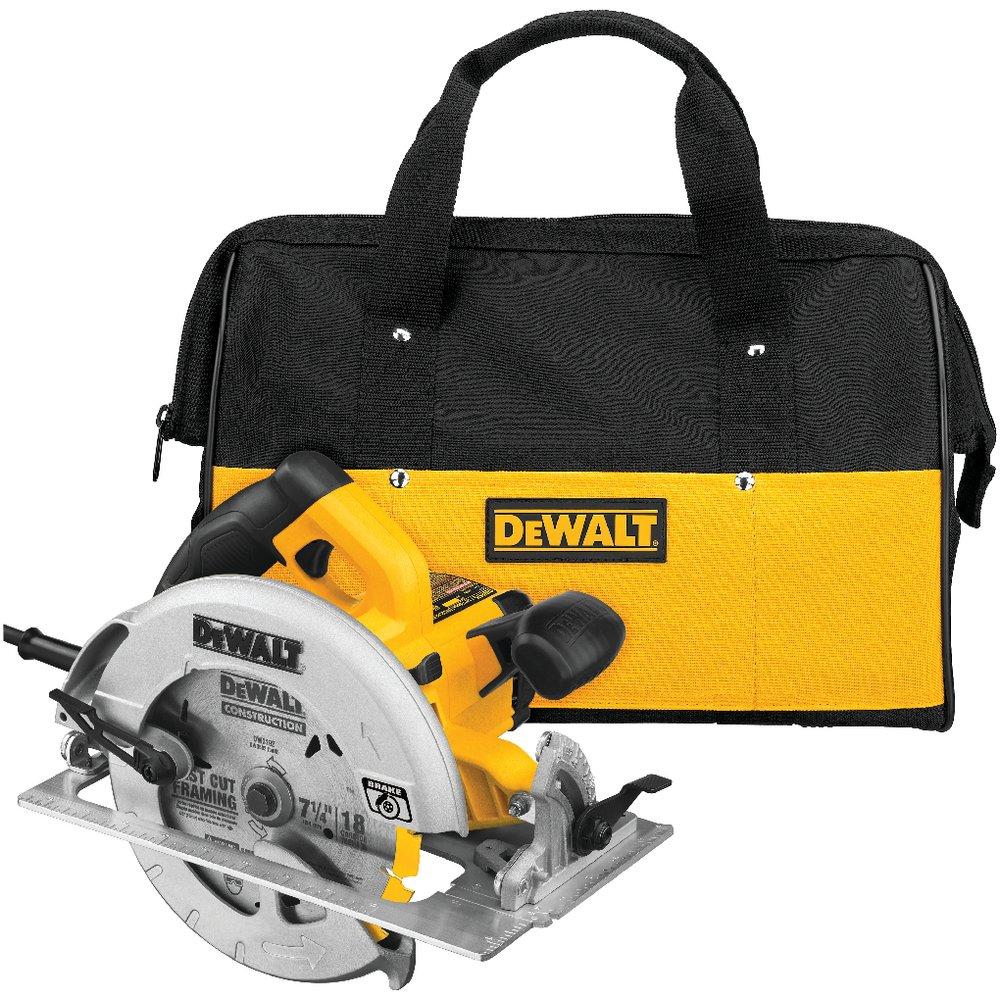 DEWALT Yellow Circular Saw with Brake 
