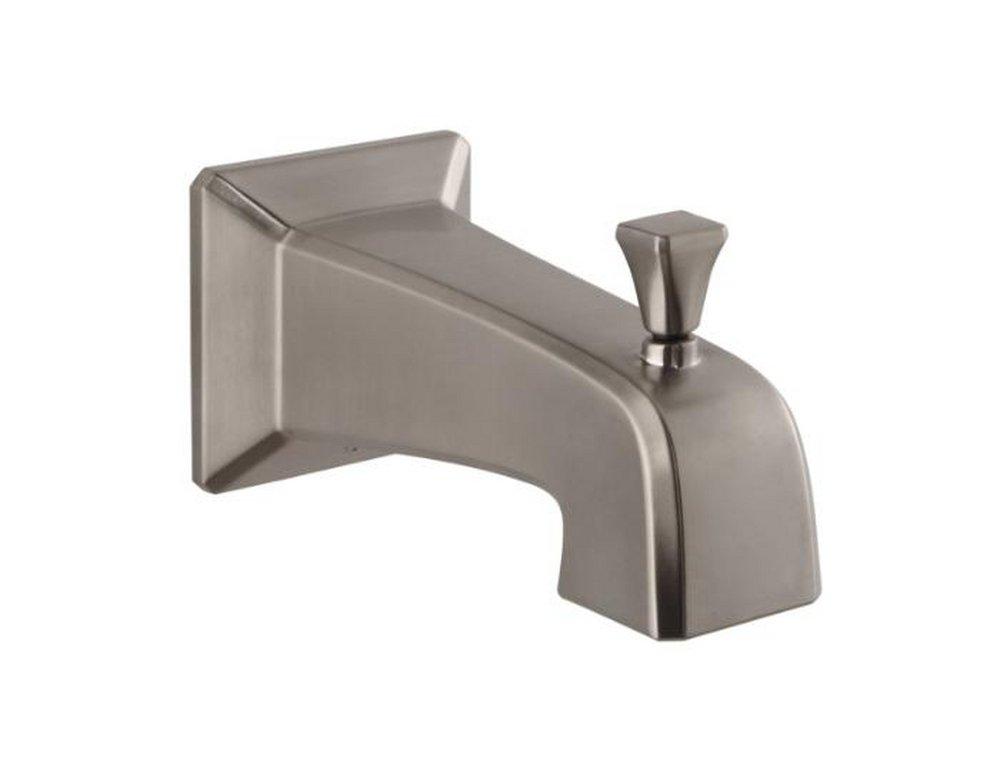 Pfister Brushed Nickel 6-5/8 x 1/2 in. Metal Tub Spout 