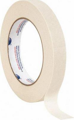 18mm x 54.8m Crepe Paper Utility Grade Masking Tape in Natural