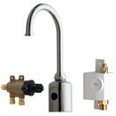 1 gpm 1-Hole Gooseneck Sink Faucet with Dual Beam Infrared Sensor and 7-3/4 in. Spout Height in Polished Chrome