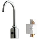 Chicago Faucets Polished Chrome No Handle Sensor Bathroom Sink Faucet 