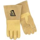 Steiner Industries Tan Premium Reverse Grain Pigskin MIG Welding Gloves 