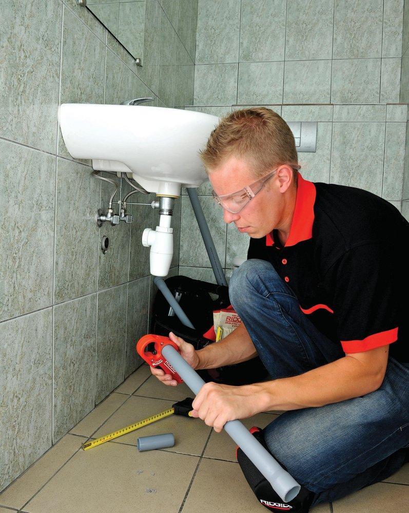 RIDGID Red PVC, Cutting, Pipe, Tubing, PP, PE Pipe Cutter 