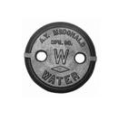 2-Hole Cast Iron Lid for Water Meter Curb Box