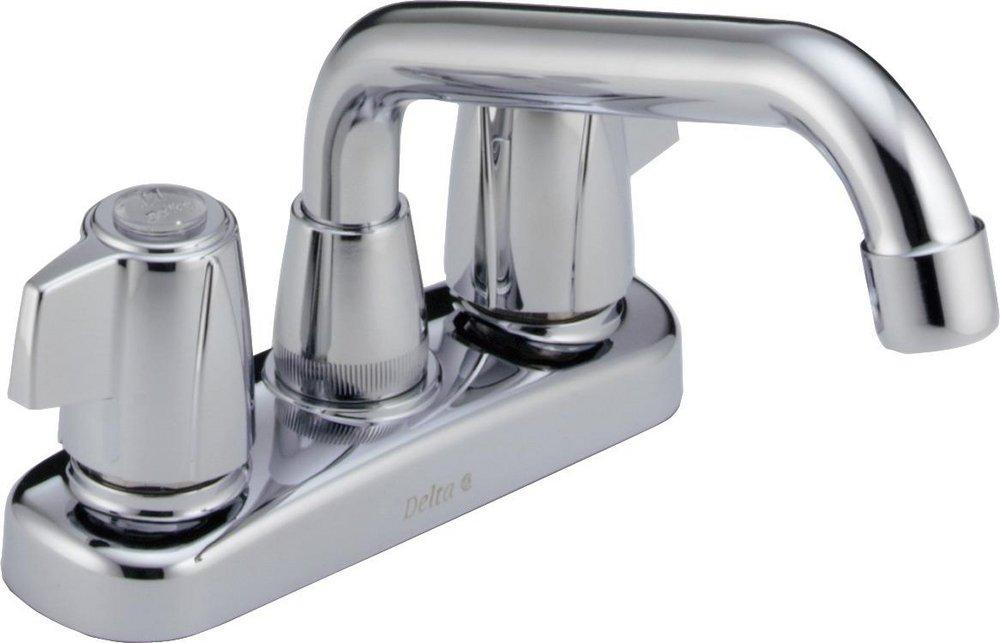 Delta Faucet Chrome Two Lever Handle Laundry Faucet 