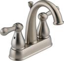 Two Handle Centerset Bathroom Sink Faucet in Brilliance Stainless