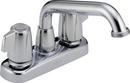 Two Lever Handle Laundry Faucet in Polished Chrome