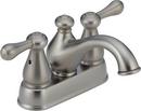 Two Handle Bathroom Sink Faucet in Brilliance Stainless