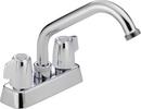Two Handle Wristblade Laundry Faucet in Chrome