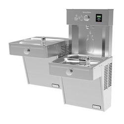 Filtered Refrigerated Bottle Filling Station with Bi-Level Water Cooler (Vandal Resistant)