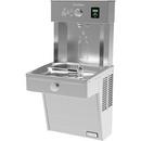 Halsey Taylor Stainless Steel 38-13/16 in. 8 gph Bottle Filling Station with Single Vandal Resistant Cooler 